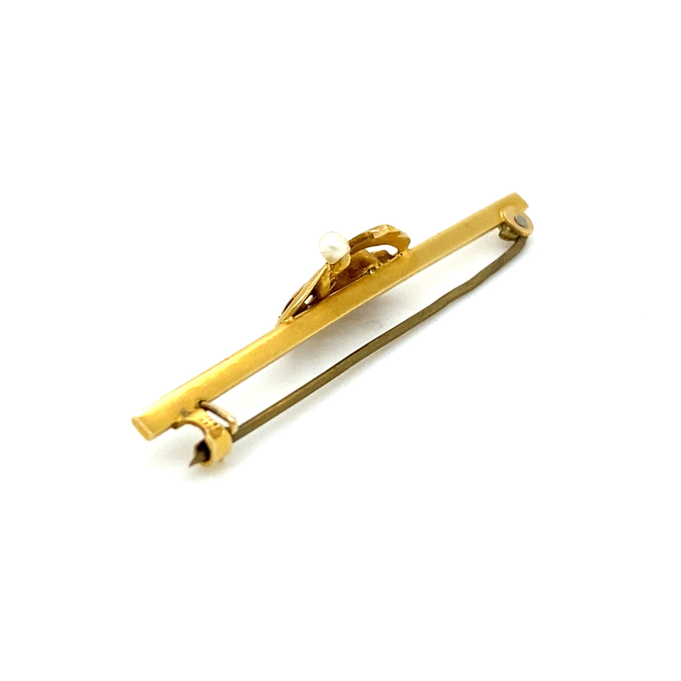 Embellished Line - Elegante Stabbrosche Gold