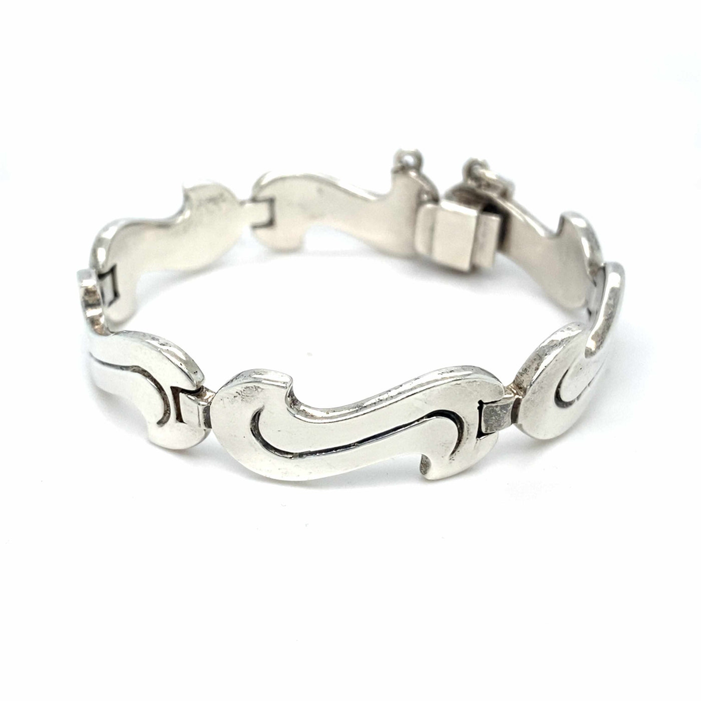 Signiertes Silberarmband