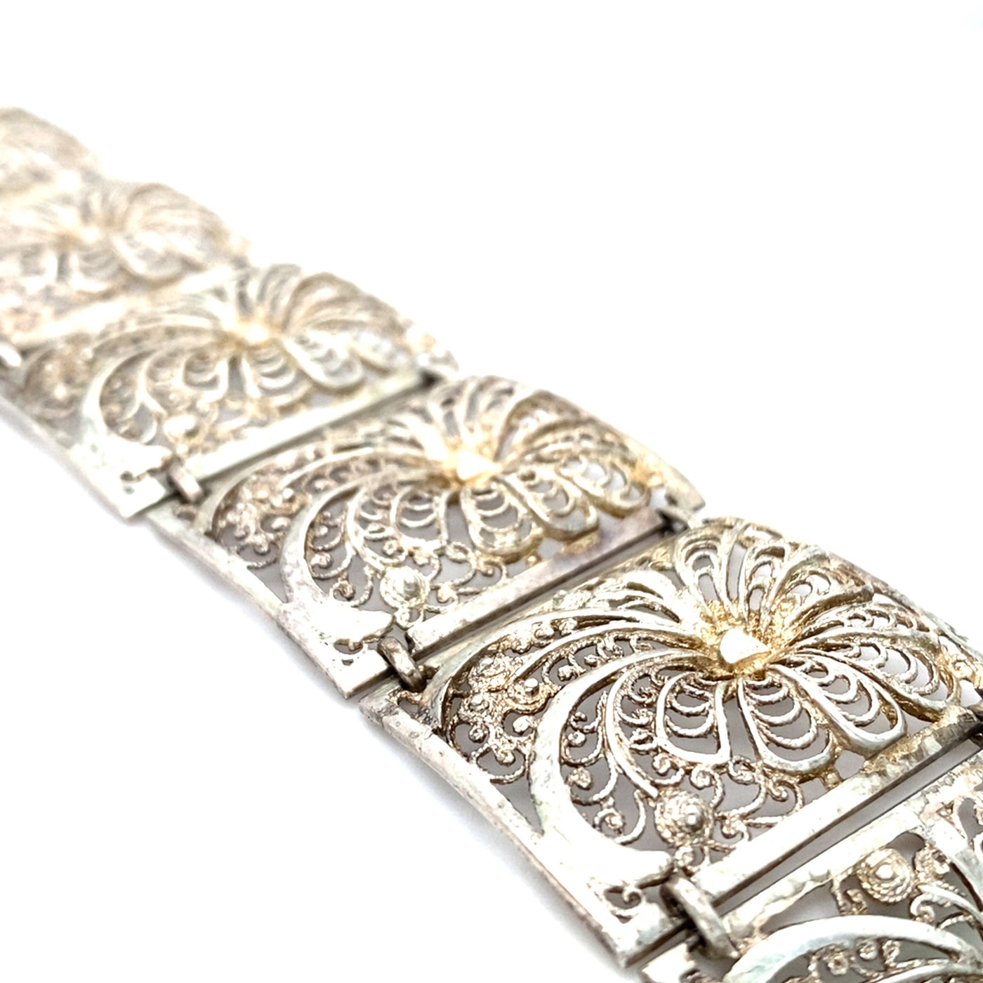 Spiral Filigree - Filigranes Silberarmband