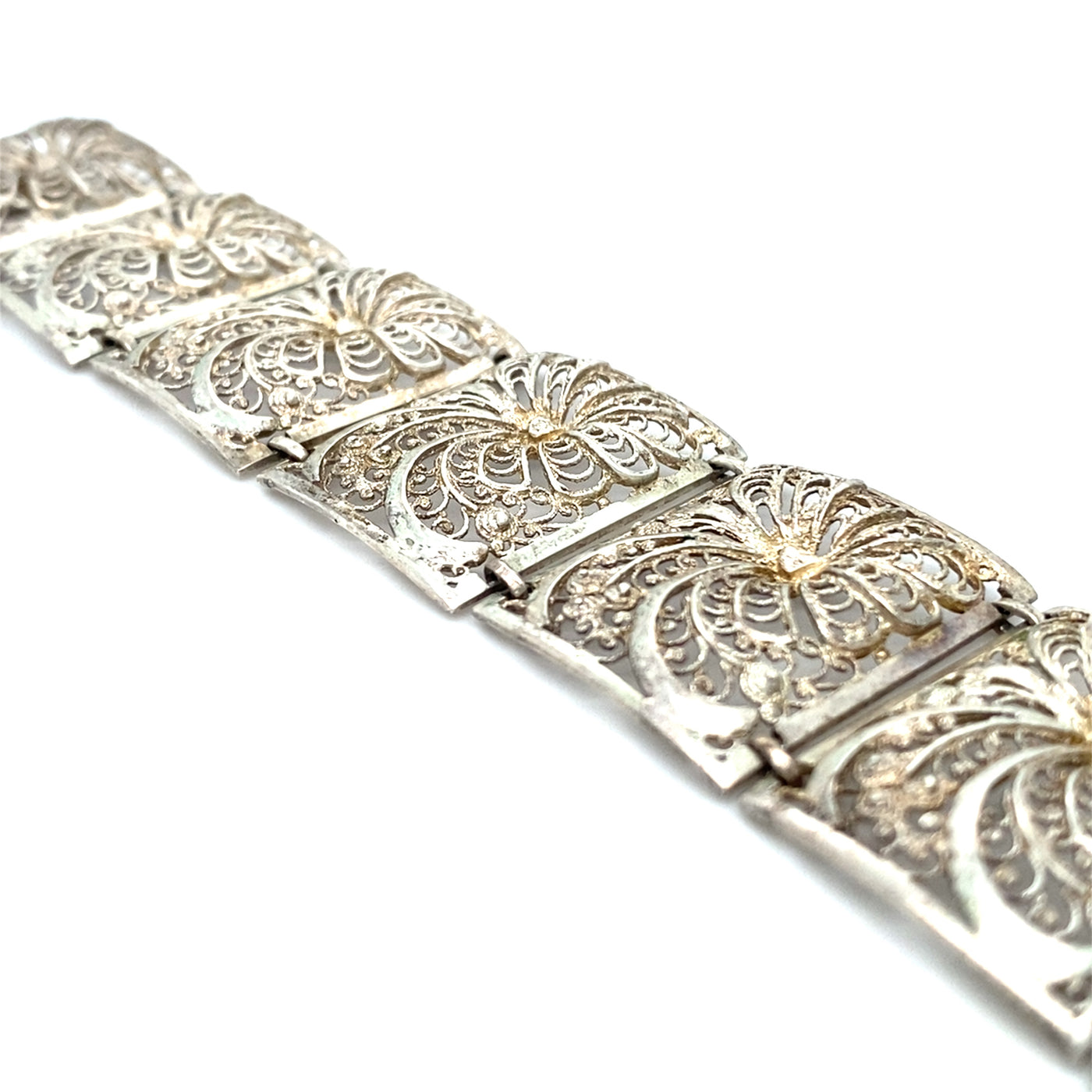 Spiral Filigree - Filigranes Silberarmband