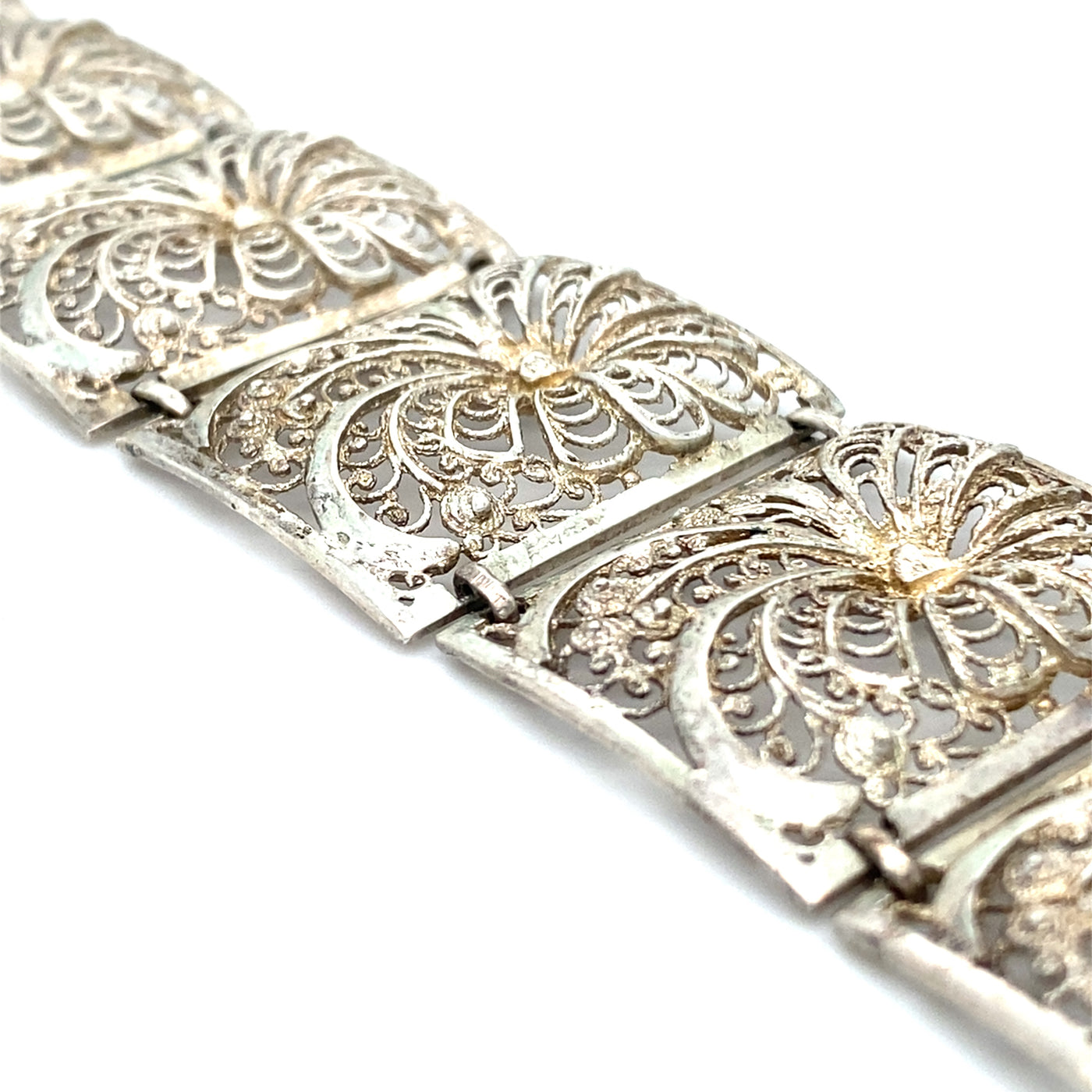 Spiral Filigree - Filigranes Silberarmband