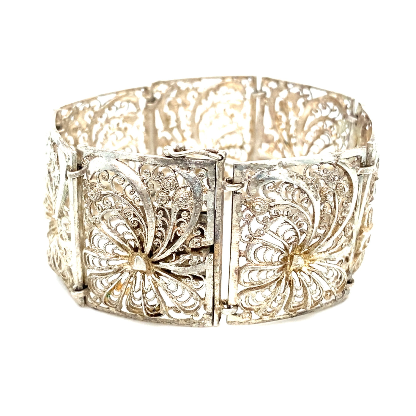 Spiral Filigree - Filigranes Silberarmband