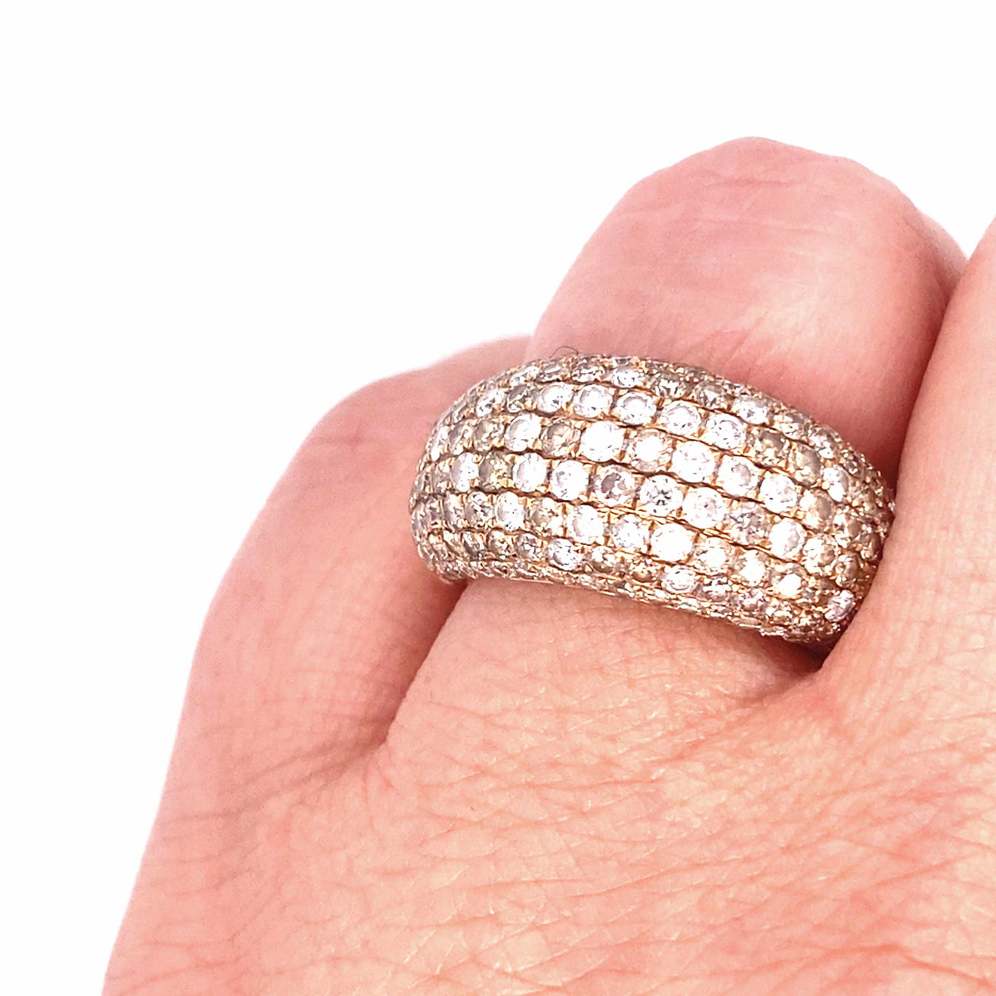 The Bling - Moderner Diamantring 3,4 ct.