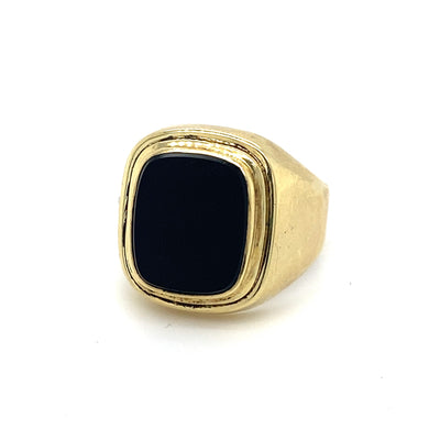 Wear It Black - Schöner Siegelring mit Onyx