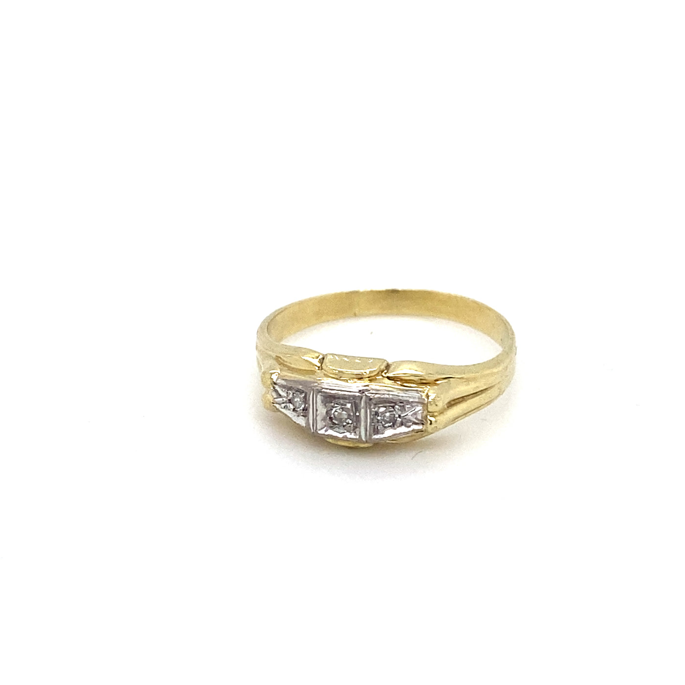 Thin Thing | Leichter Goldring mit Diamanten