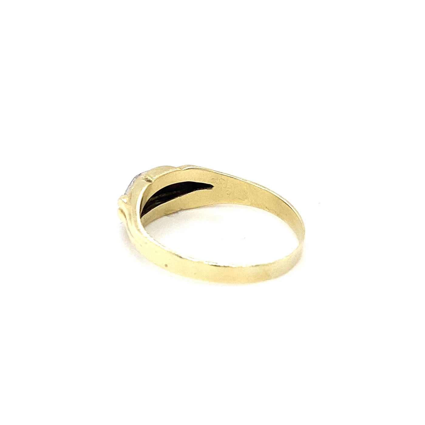 Thin Thing | Leichter Goldring mit Diamanten