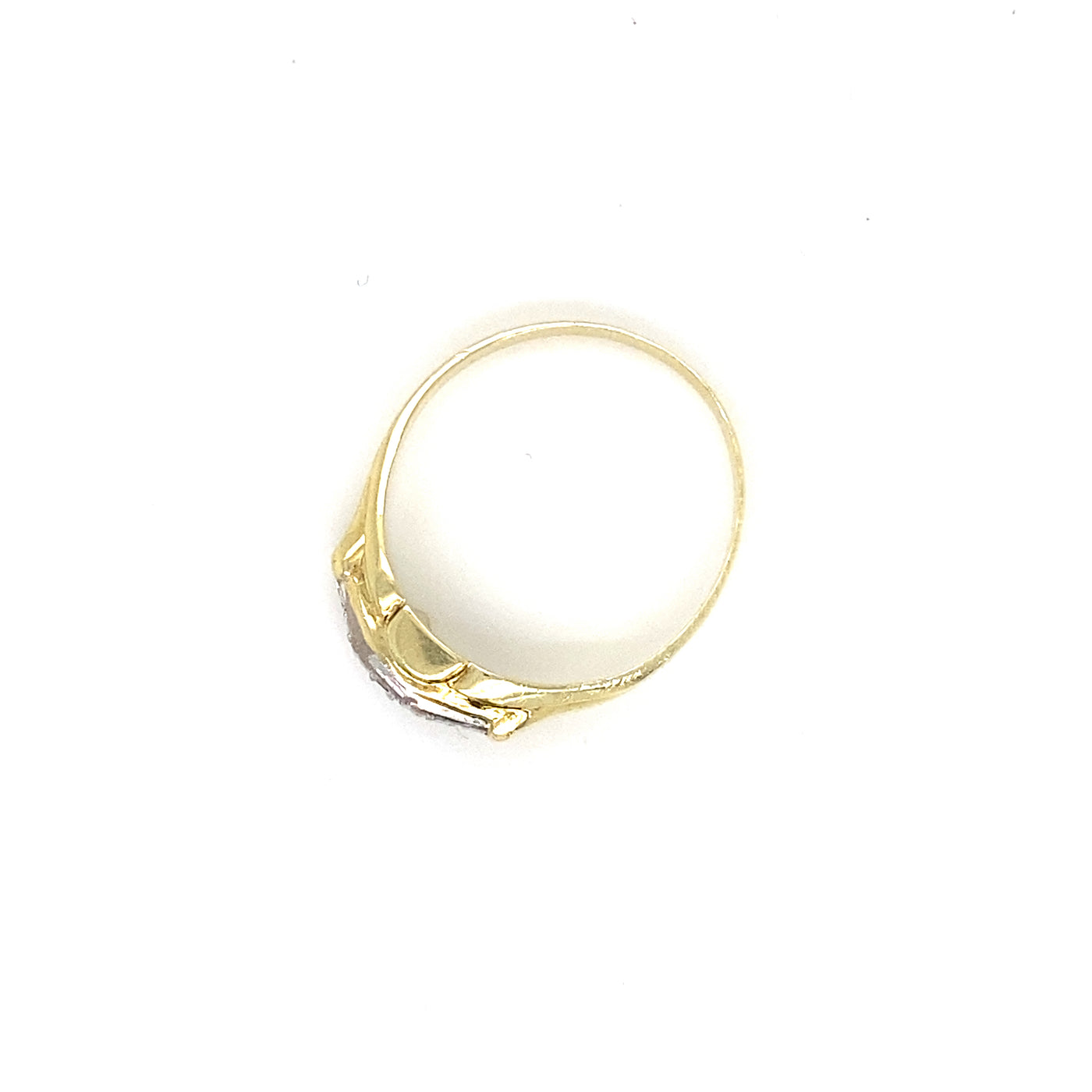 Thin Thing | Leichter Goldring mit Diamanten