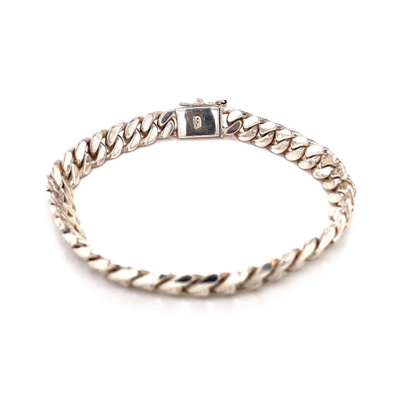 Euklidischer Raum - Panzerarmband Silber