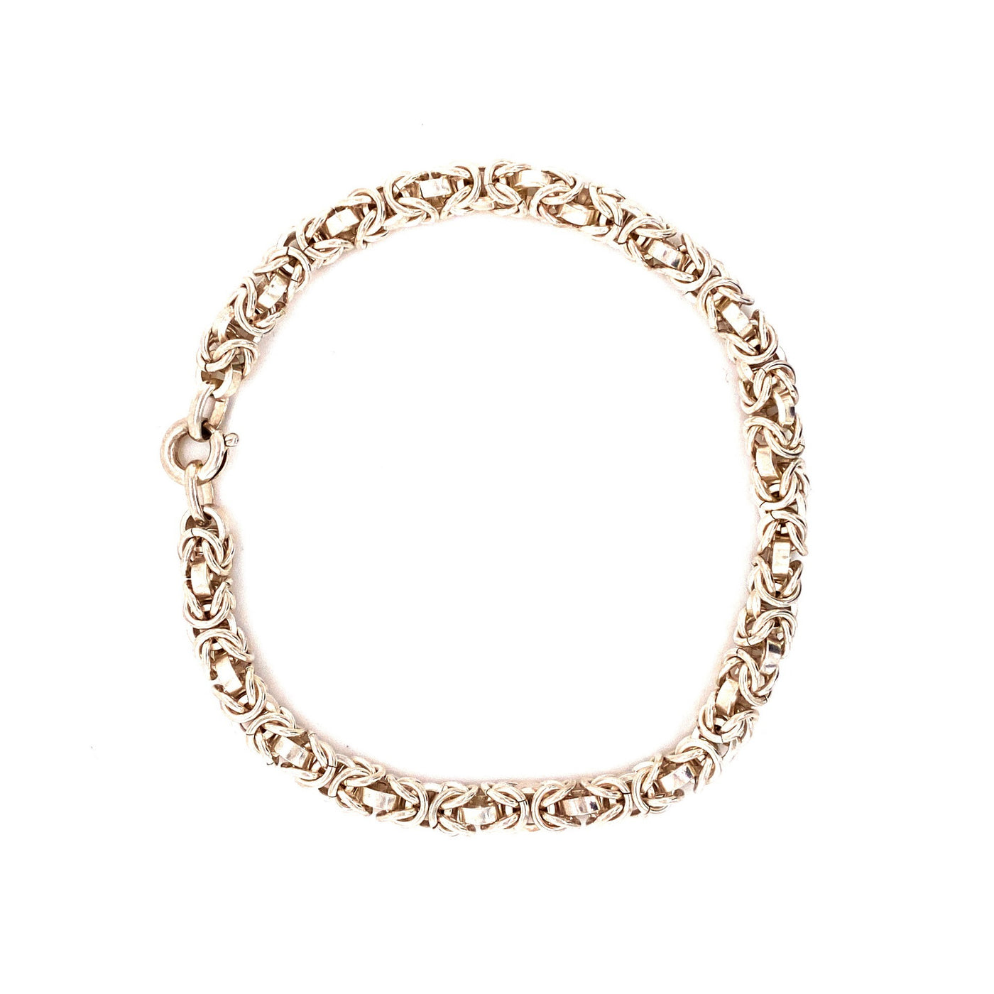 Royal Silver - Silberarmband Königsmuster