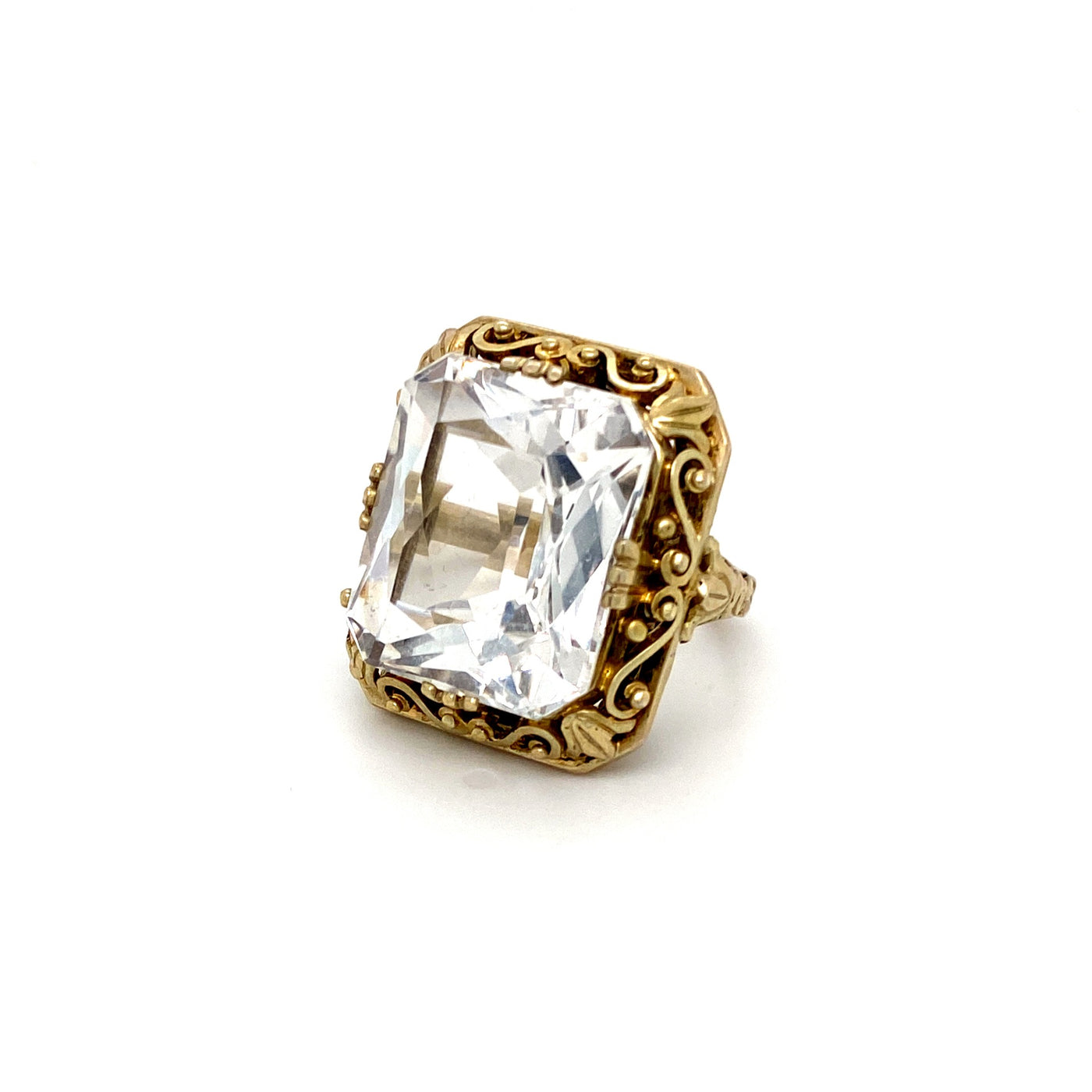 Rock Me Crystal Baby - Statementring Bergkristall