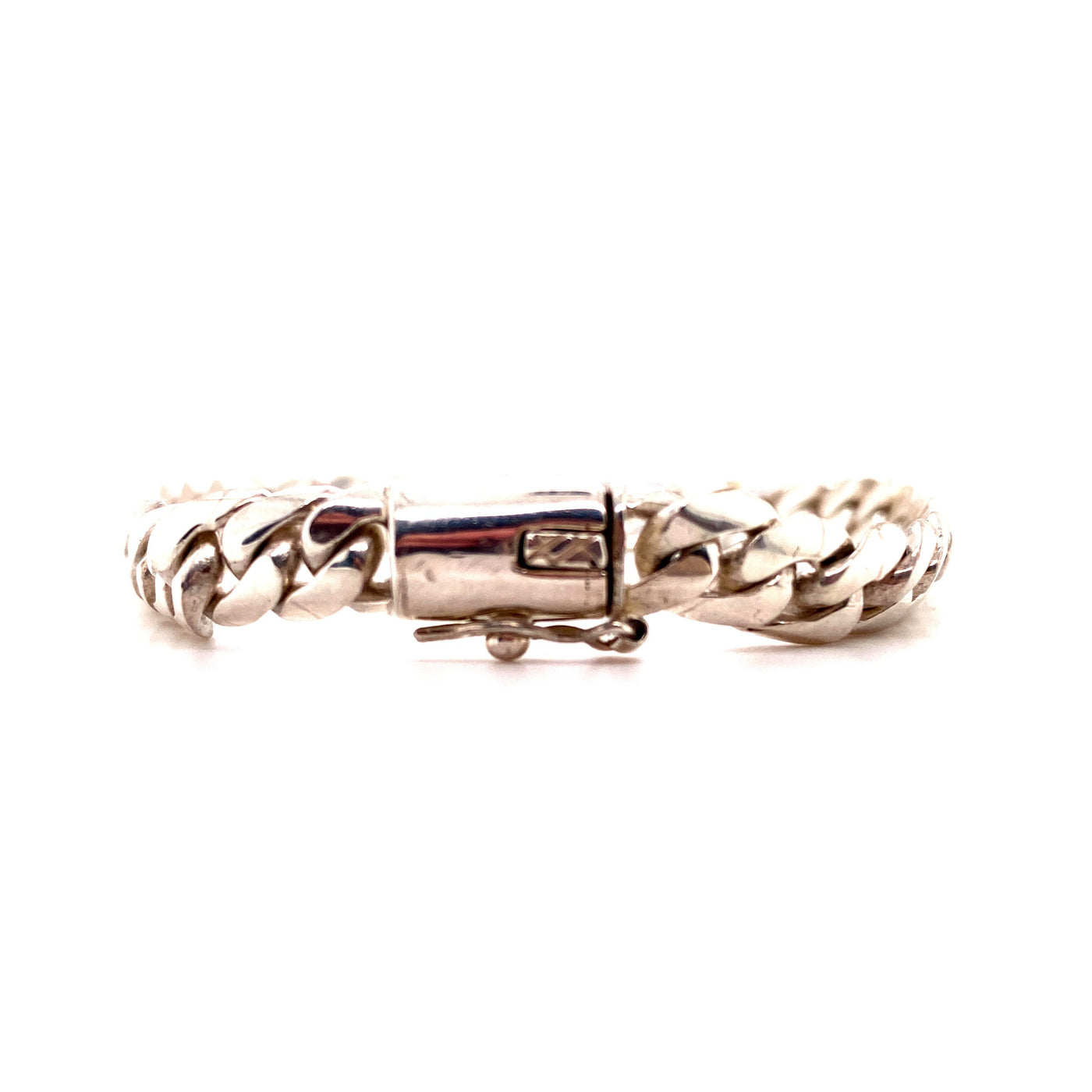 Euklidischer Raum - Panzerarmband Silber