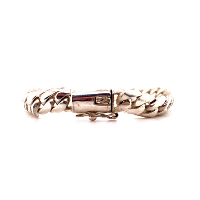 Euklidischer Raum - Panzerarmband Silber