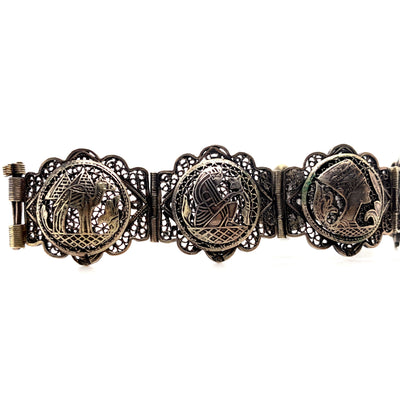 Pose like an Egyptian - Silberarmband mit ägyptischen Motiven