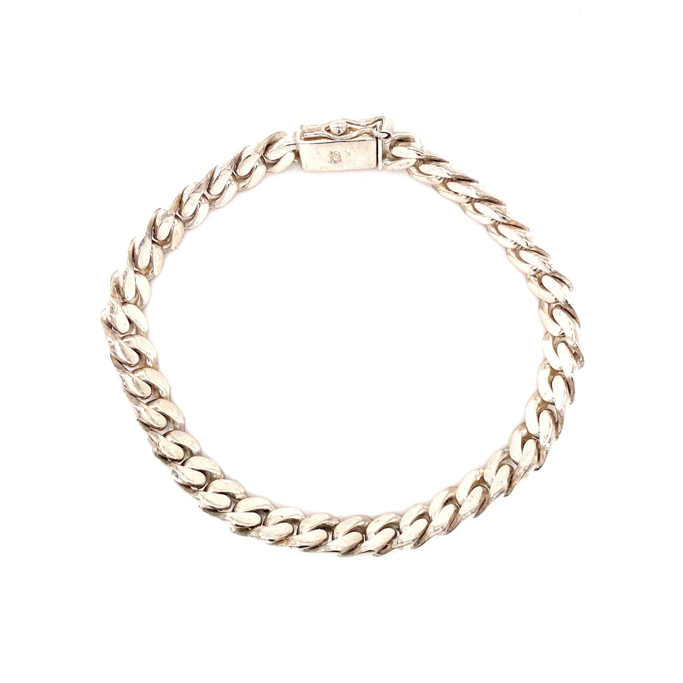 Euklidischer Raum - Panzerarmband Silber