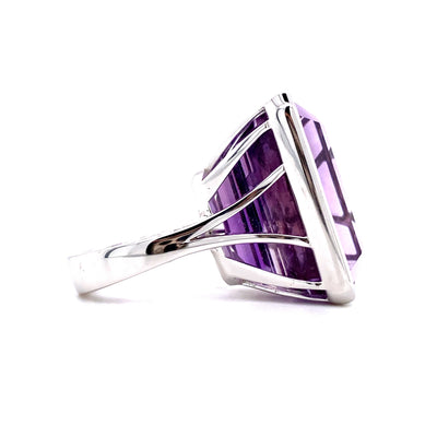 Purple Posh - Klarer Amethyst Ring