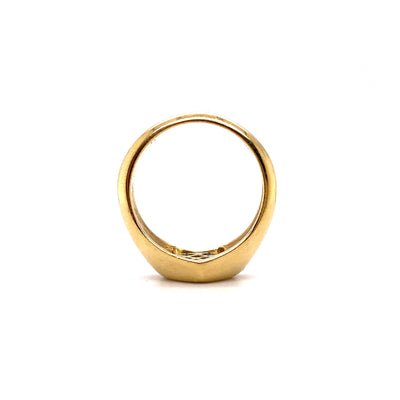 Our Heart of Gold - Herzring mit Diamanten