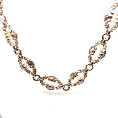 Rock the Rocaille - Verspielte Silberkette