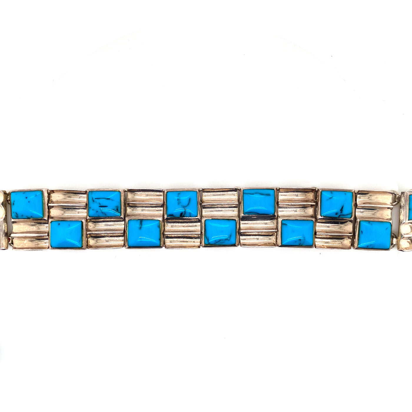 First Gambit - Silberarmband mit Türkisen