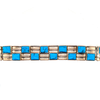 First Gambit - Silberarmband mit Türkisen