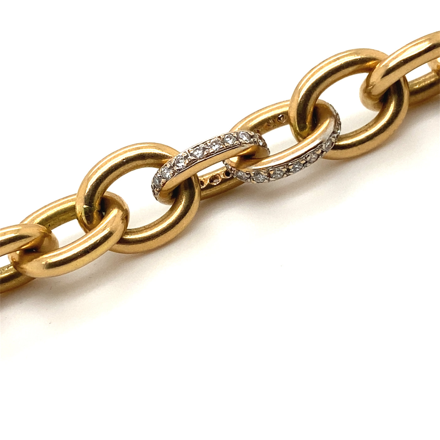 The Chain - Extravagante Goldkette mit Diamanten