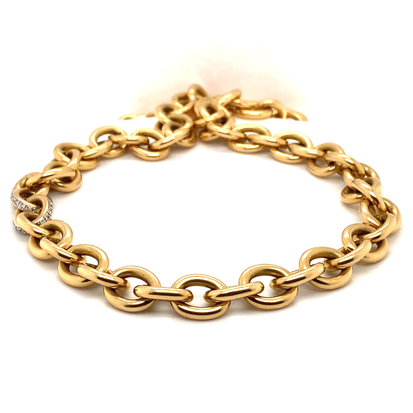 The Chain - Extravagante Goldkette mit Diamanten