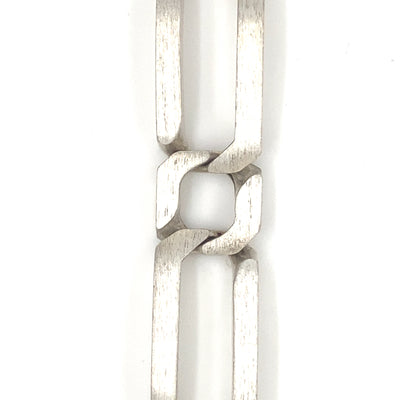 Precious Patterns - Cooles Silberarmband Panzermuster