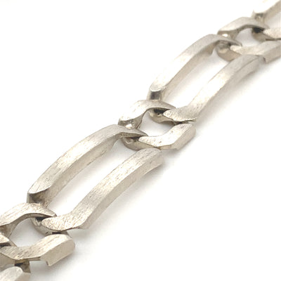 Precious Patterns - Cooles Silberarmband Panzermuster