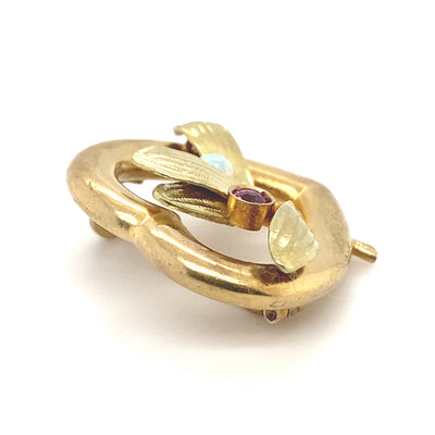 Playful Heart - Herzbrosche Jugendstil