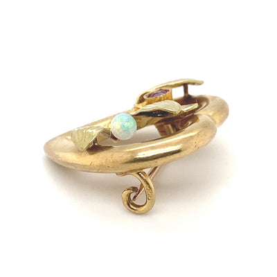 Playful Heart - Herzbrosche Jugendstil