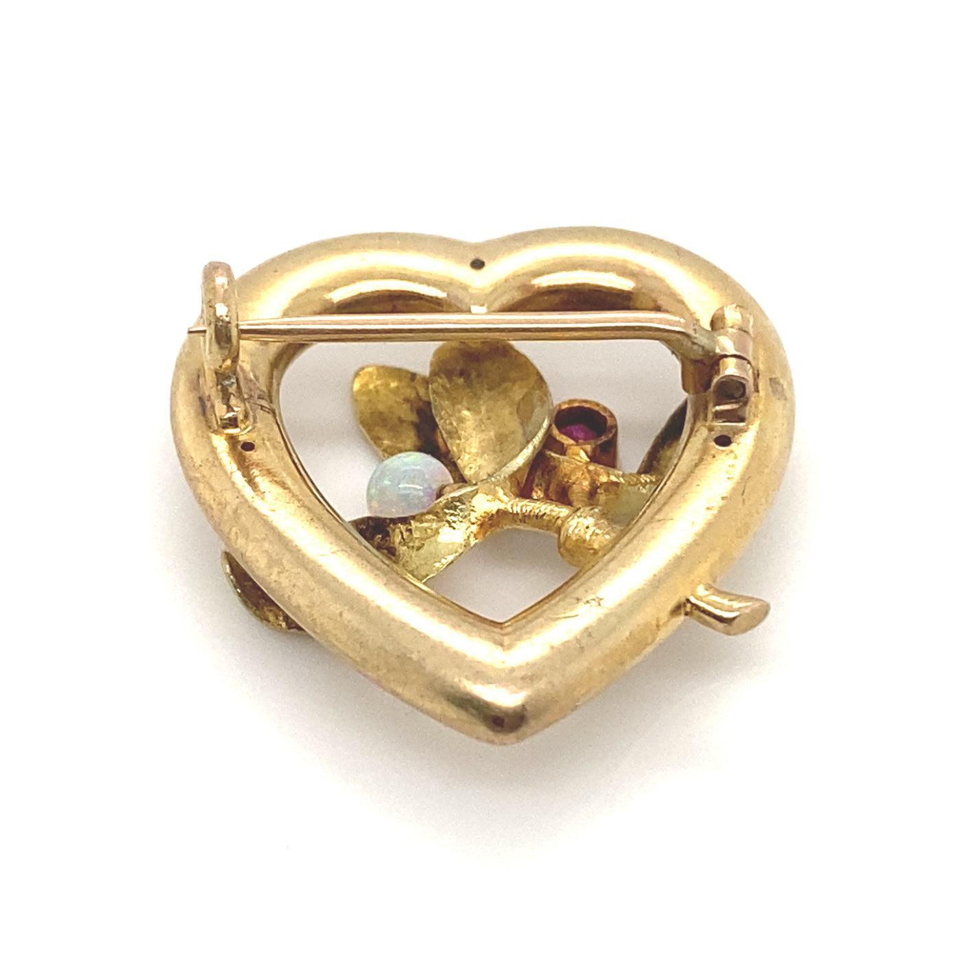 Playful Heart - Herzbrosche Jugendstil