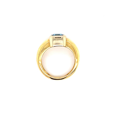 Candy Shop - Moderner Topasring in Gold