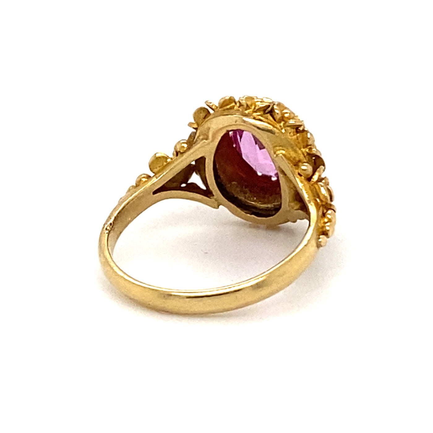 Pink Attitude - Floraler Goldring