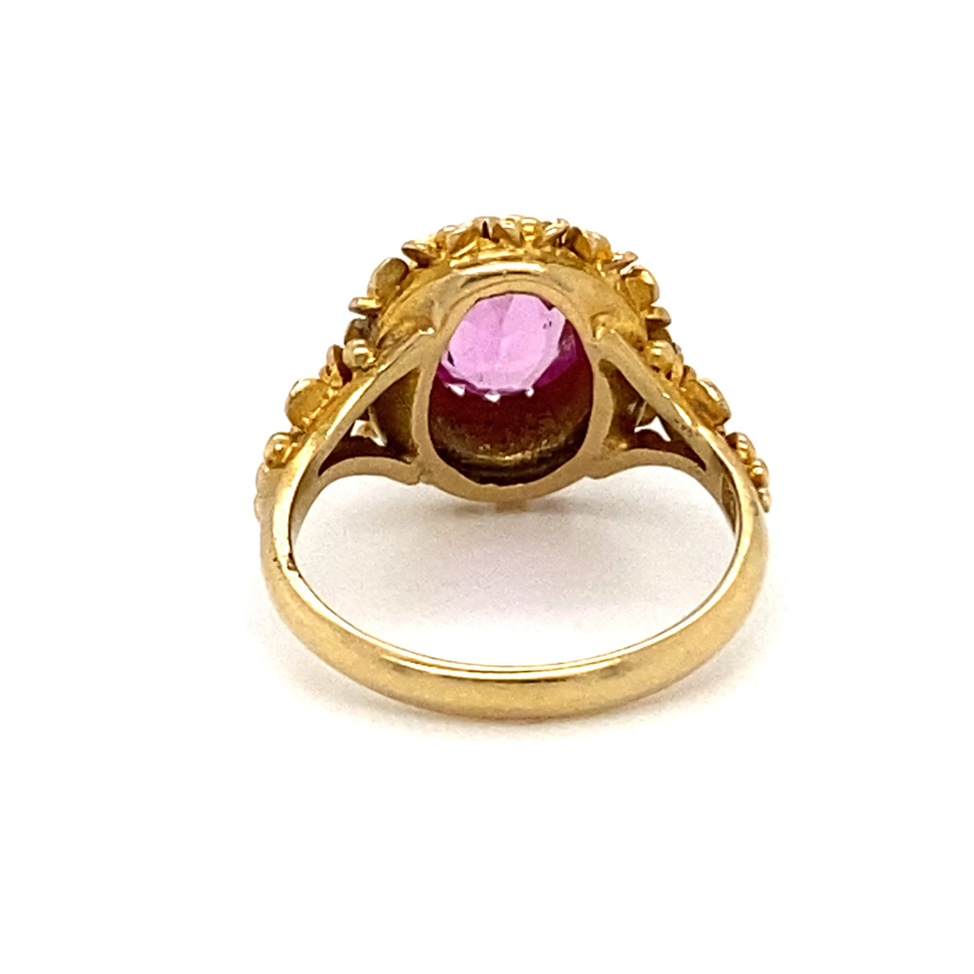 Pink Attitude - Floraler Goldring