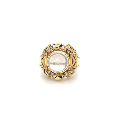 Petit Point - Einzigartiger Goldring Granulation