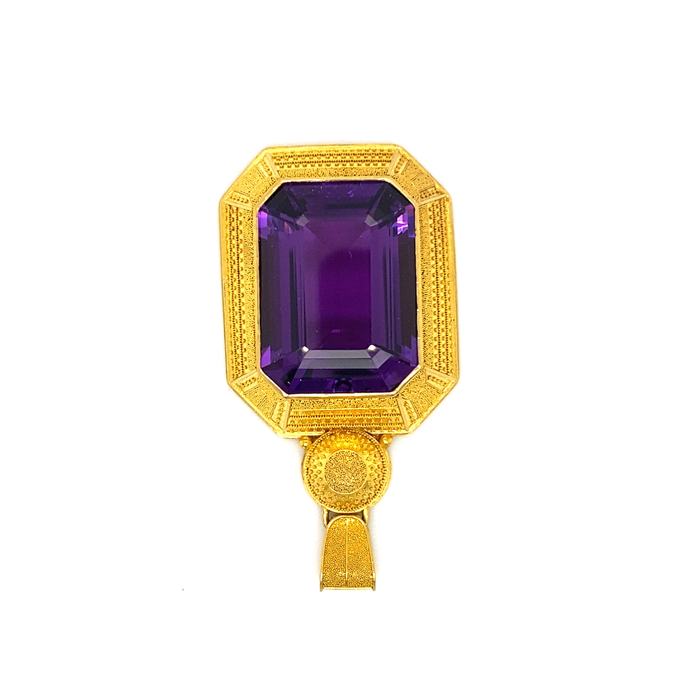 Purple Power - Art Déco Anhänger Franz Valentin
