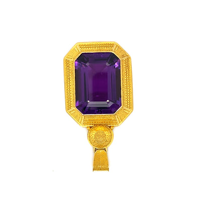 Purple Power - Art Déco Anhänger Franz Valentin