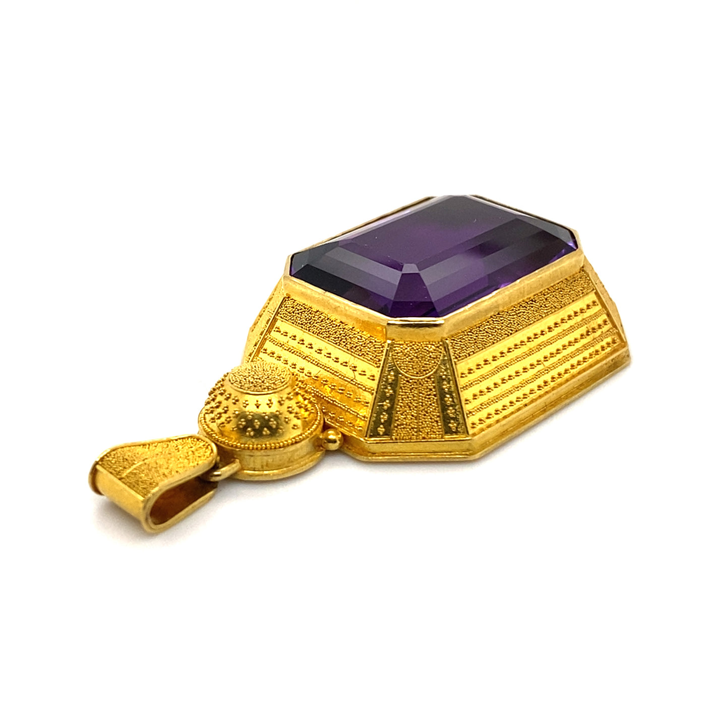 Purple Power - Art Déco Anhänger Franz Valentin