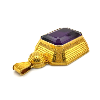 Purple Power - Art Déco Anhänger Franz Valentin