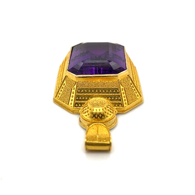 Purple Power - Art Déco Anhänger Franz Valentin