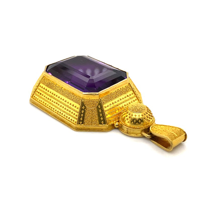 Purple Power - Art Déco Anhänger Franz Valentin