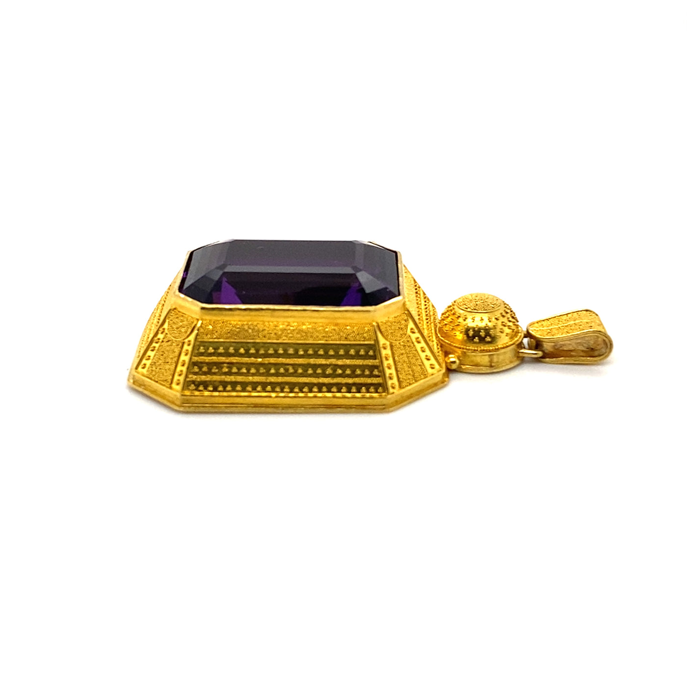 Purple Power - Art Déco Anhänger Franz Valentin