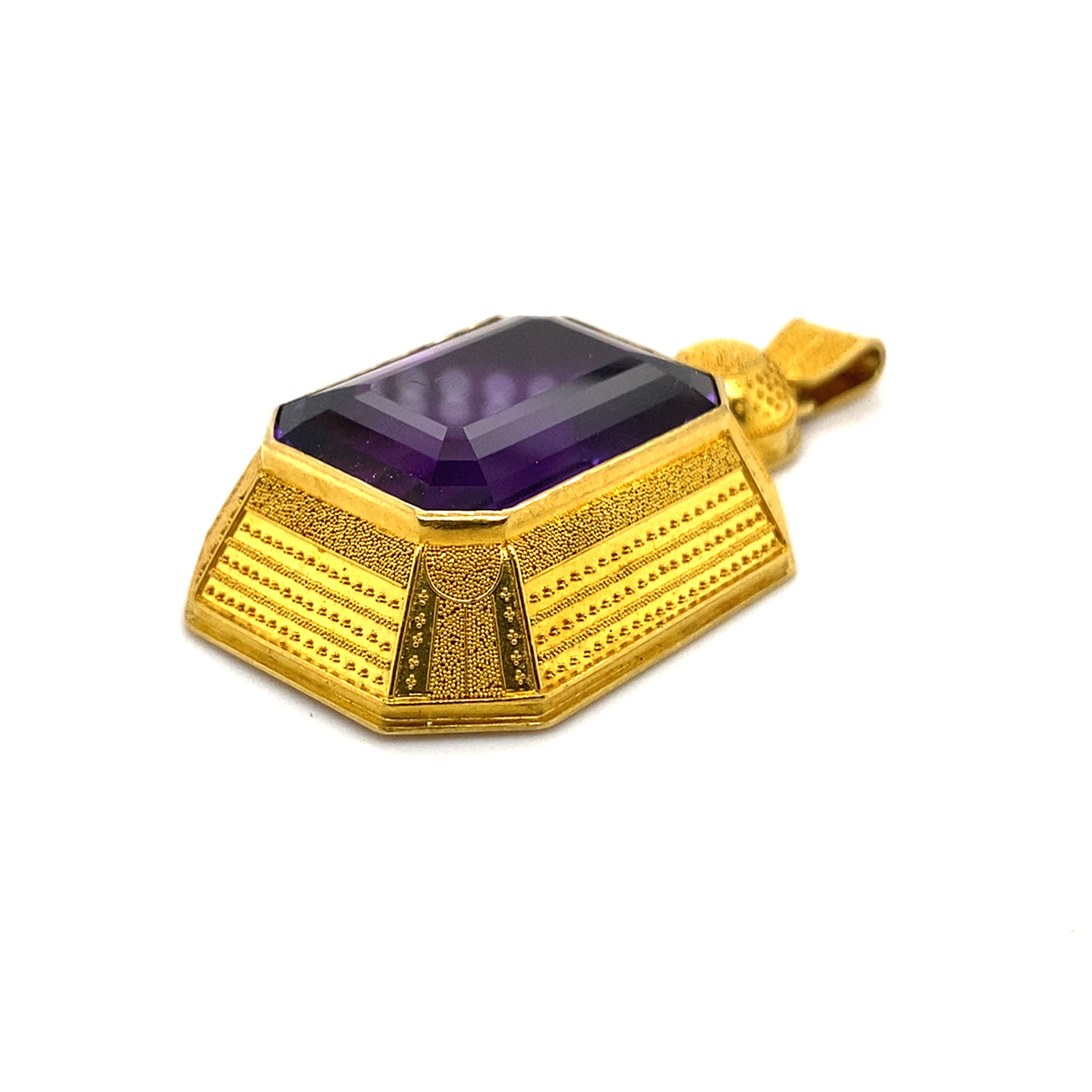 Purple Power - Art Déco Anhänger Franz Valentin