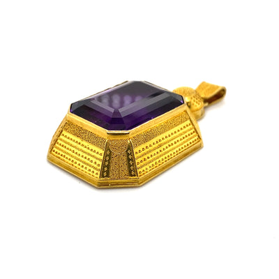 Purple Power - Art Déco Anhänger Franz Valentin