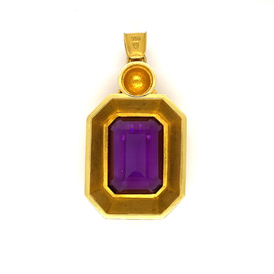 Purple Power - Art Déco Anhänger Franz Valentin