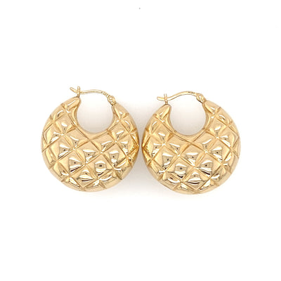 Padded and Pierced - Coole Goldcreolen