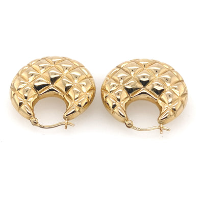 Padded and Pierced - Coole Goldcreolen