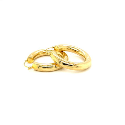 Wunderschöne Goldkreolen