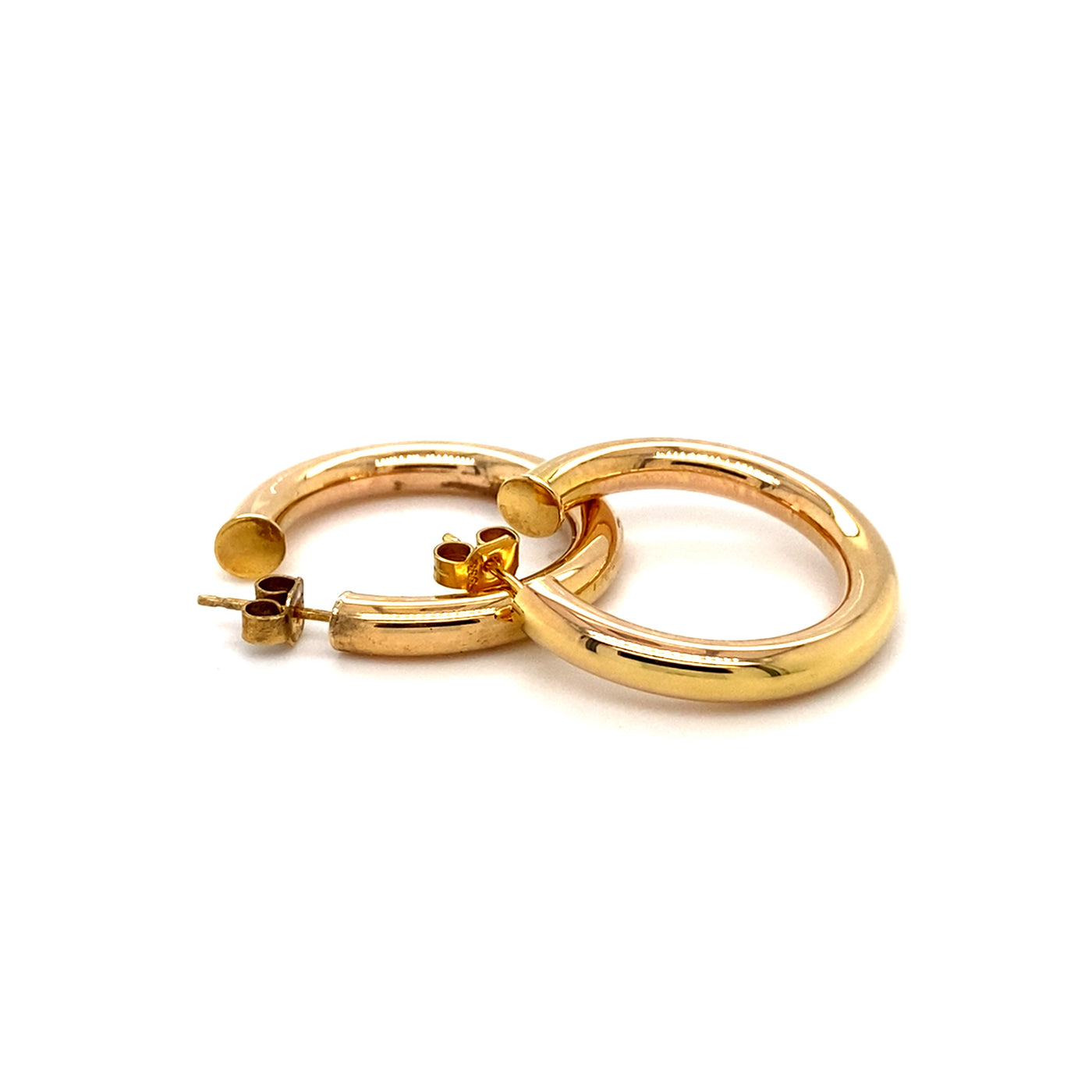 Golden Office - Elegante Goldkreolen