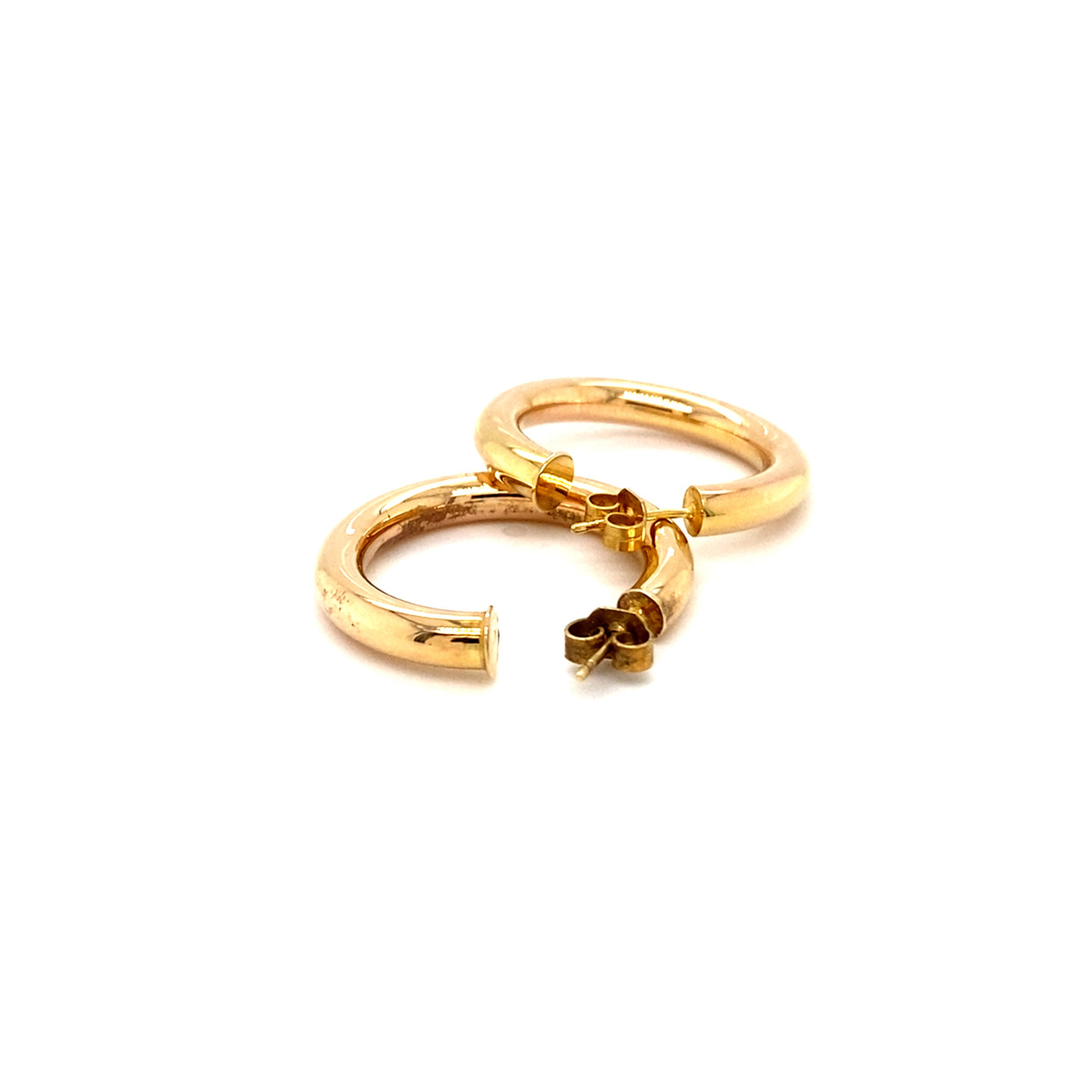 Golden Office - Elegante Goldkreolen