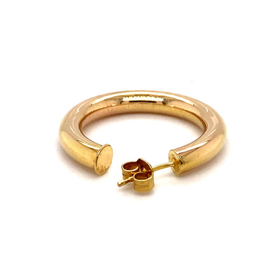 Golden Office - Elegante Goldkreolen